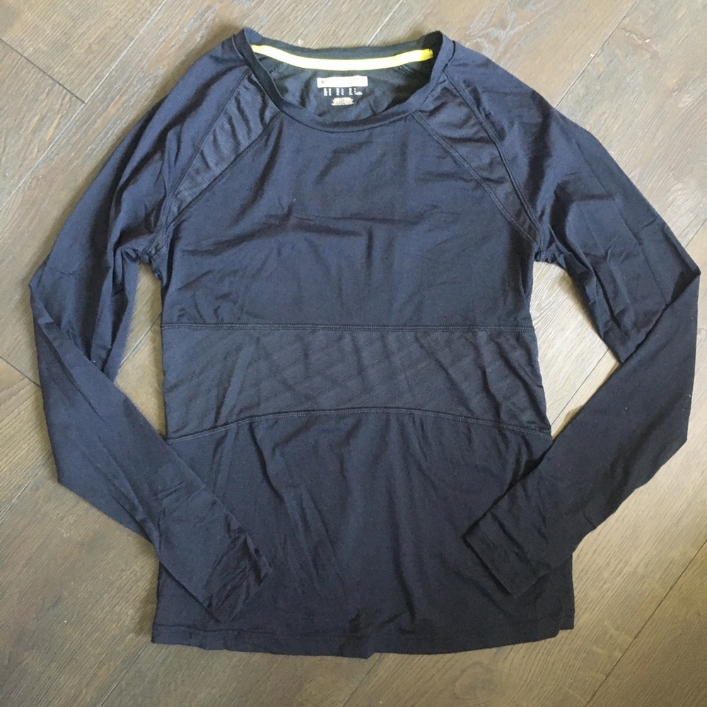 Mesh Paneled Workout Long Sleeve